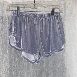 John Galt velvet shorts